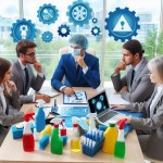 NPO staff receiving cleaning industry issues consultation